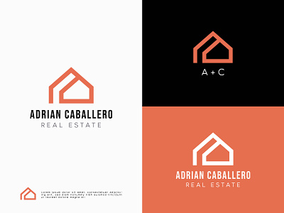 Real Estate Logo Design adobe illustrator branding business logo company logo design graphic design house icon house logo logo real estate real estate logo