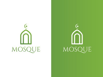Mosque logo, minimal logo best logo brand identity branding brandlogo clean logo logo design logofolio logotipo logotype minimal logo modern logo mosque mosque logo sleek logo