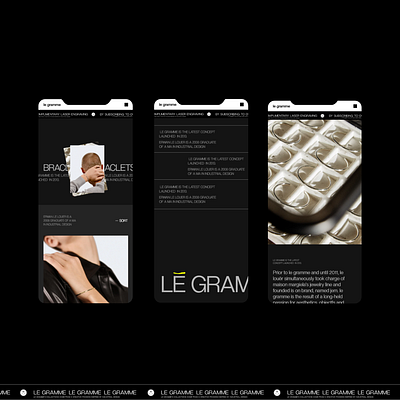 Le gramme ui case study app design graphic design typography ui user interface ux