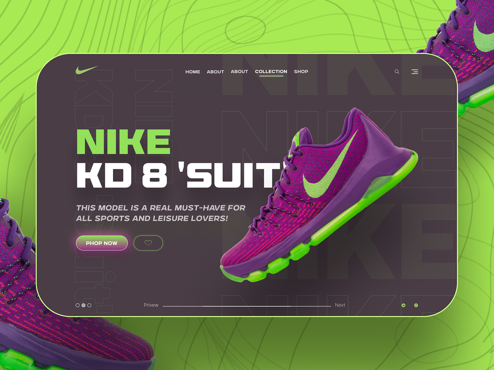 NIKE PROJECT by Anastasia on Dribbble