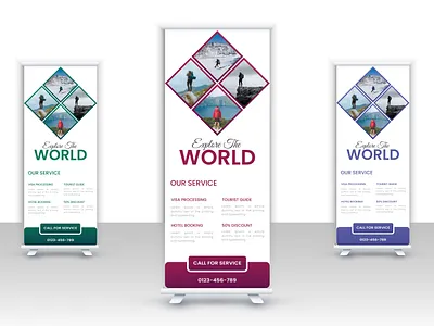 Rollup Banner Design ads bannner discount instagram post marketing post rollup rollup banner sale social media standee
