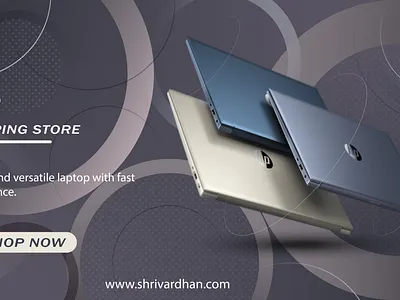 Web_landing_page_for_HP 3d adobe animation black brown design graphic design hp illustator landing page laptop motion graphics silver ui vector webdesigning