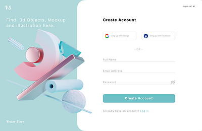 Sign up page branding design graphic design illustration logo ui