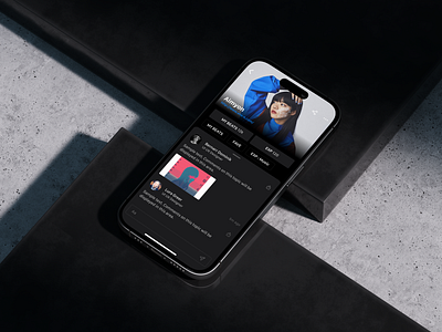 Beat DR:ive app | UI/UX app design dark mode graphic design ios mobile mobile design music sns ui ui design uiux ux ux design web