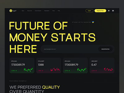 Crypto exchange | Website app application binance bitcoin blochchain crypto crypto exchange design ui ux web web app website