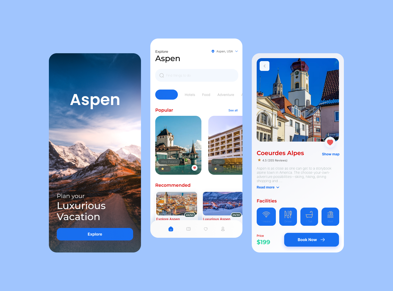 Aspen by B. Prajeet on Dribbble