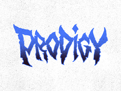 PRODIGY · v.3 custom font lettering terror trash type typography