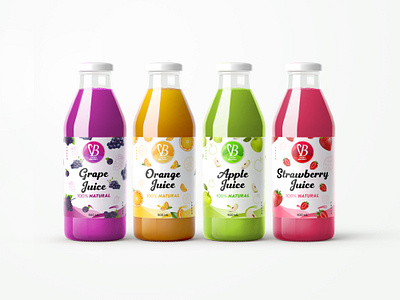 Very Berry Juice 🍊🍏🍓🍇 branding design graphic design illustration logo