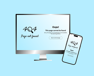 #8 Daily UI challenge - Error 404 app challenge design ui ux