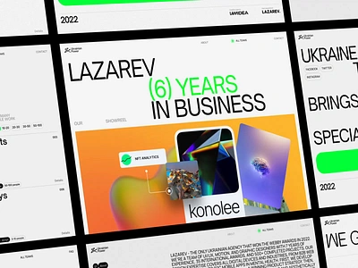 UkrainianPower layout design | Lazarev. 3d agency animation awards community creative design digital emotional design interactive list motion graphics platform showcase storytelling ui ukrainian ux web website