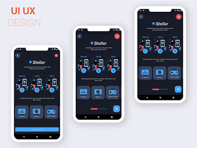 UI UX FOR MOVIE RATING APP app art branding design ftux graphic design icon illustration logo rating ui ux vector