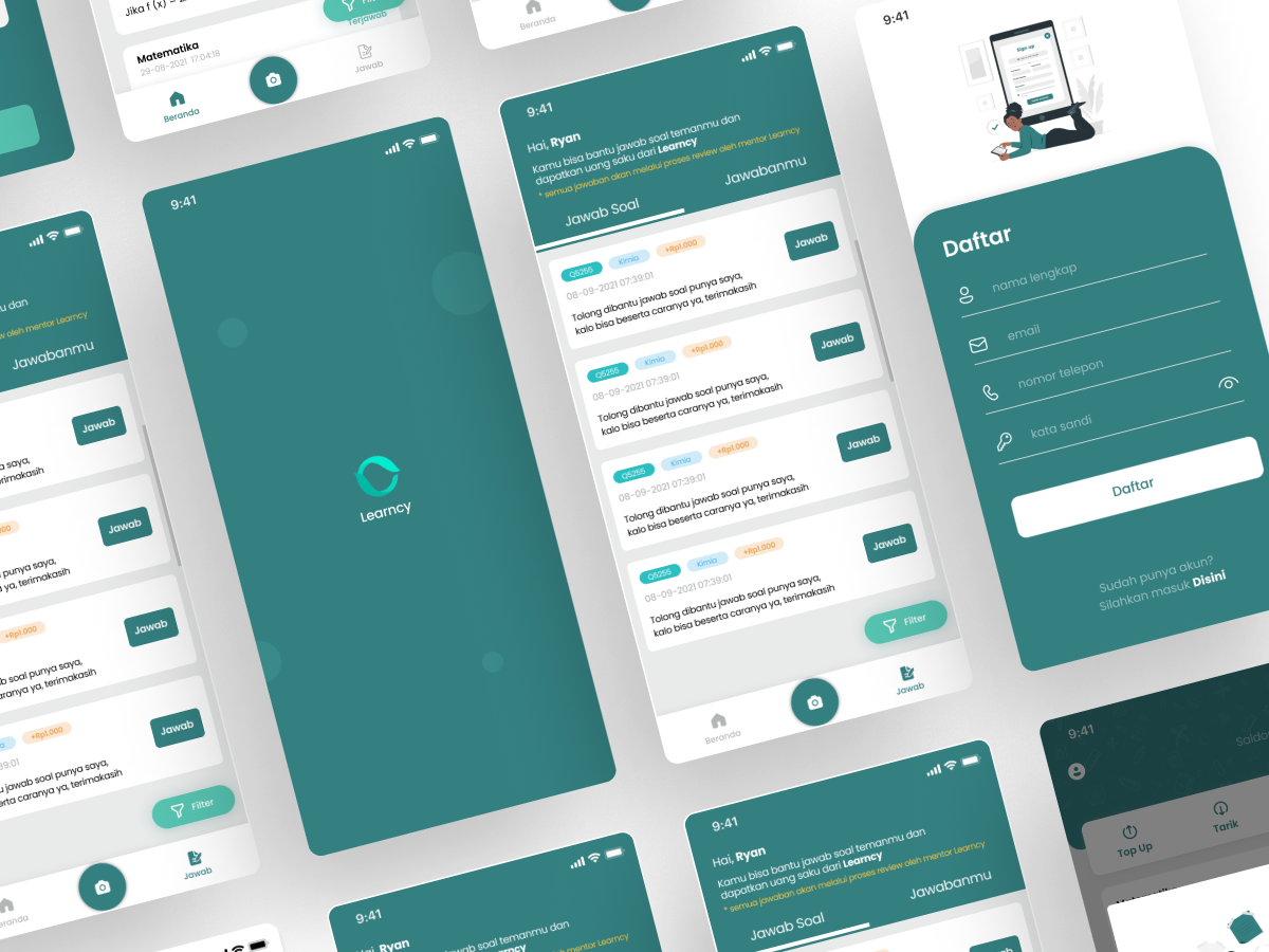 Redesign UI - Learncy Apps by Rizky Dwi Hidayat on Dribbble