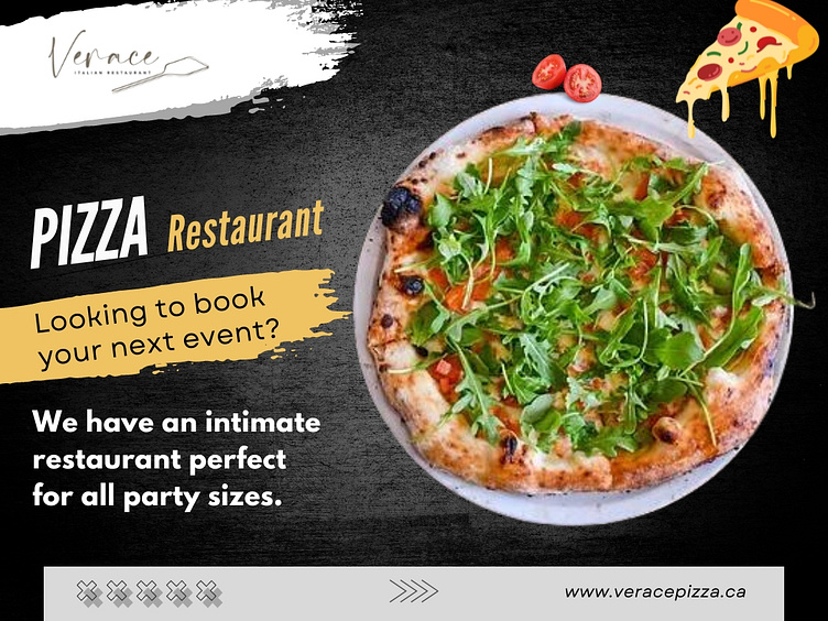 Pizza Restaurant Oakville by Verace Italian Restaurant on Dribbble