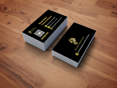 Business Card design for BK LEO Graphics branding canva graphic design logo squarespace ui ux web design webflow wix