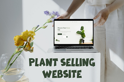 Plant selling Website design ecommers plant plant selling website sell ui ux website