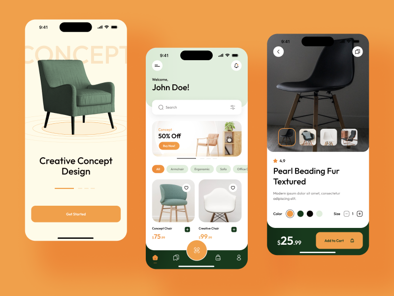 Example of Mobile App UI Design In Figma 15 Screens