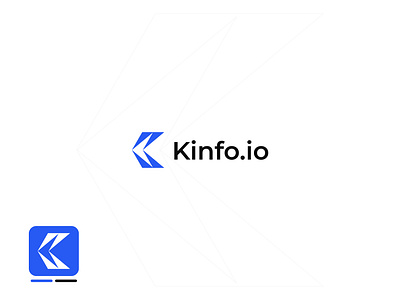 Kinfo Logo Design app icon brand mark branding data design flat folder graphic design icon illustration information ios logo logo design logomark minimal social tech trendy vector