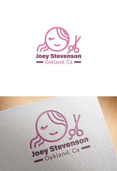 Hair Stylist Logo branding design graphic design logo stylist typography vector