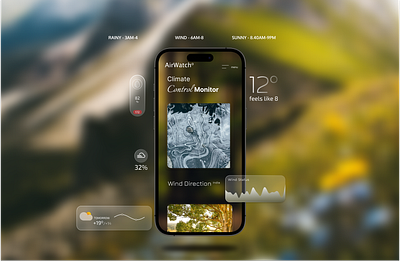 Weather Ai : Weather Prediction Mobile App app design mobile ui ui weather app