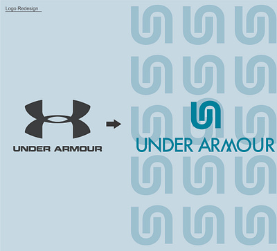 Under Armour logo redesign abobe illustrator clothing logo dressing freelancer graphic desinger logo logodesign logoredesign minimalist ua letter logo under armour underarmour logo unique design vector