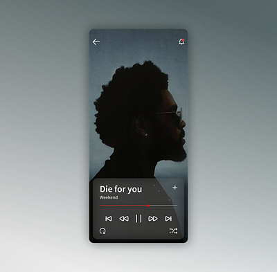 #9 daily UI challenge - Music Player UI app challenge design ui ux