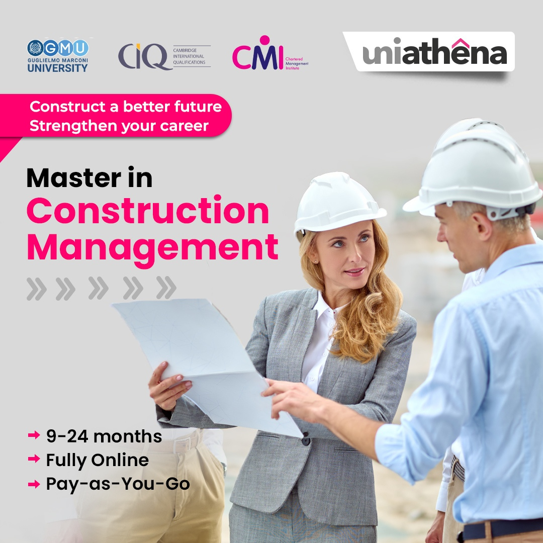 Masters in Construction Management Online UniAthena by UniAthena on