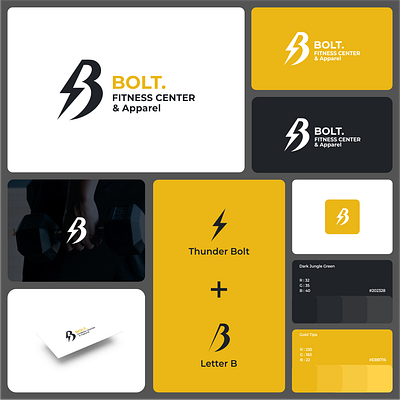 Bolt Logo apparel bolt brand branding design fitness center graphic graphic design illustration logo ui ux vector