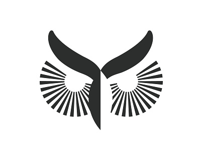 logo owl version fun brand branding logo logotype minimal monogram owl