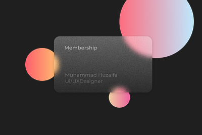 Glass - Membership - Card 3d animation branding graphic design logo motion graphics ui