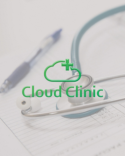 Cloud clinic logo design abobe illustrator branding cloud clinic cloud logo graphic design health care logo logo design logp concept medical logo minimal logo minimalist unique design