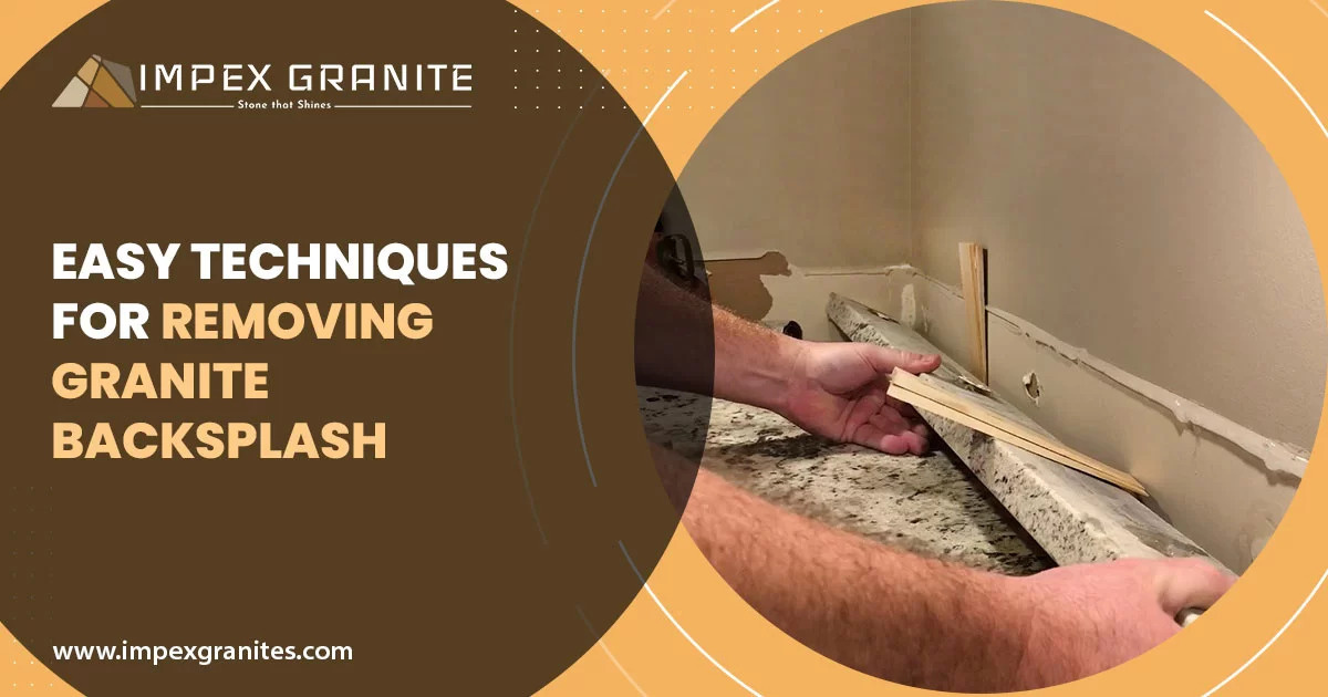 How To Remove Granite Backsplash by Impex granites on Dribbble