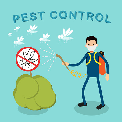 Pest Control Icons Design project 2 graphic design