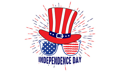 Independence Day T shirt Design 4th of july american design flag illustration independence day t shirt t shirt design typography vector