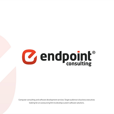 Endpoint Consulting logo design app branding design graphic design illustration logo logodesign typography ui ux vector