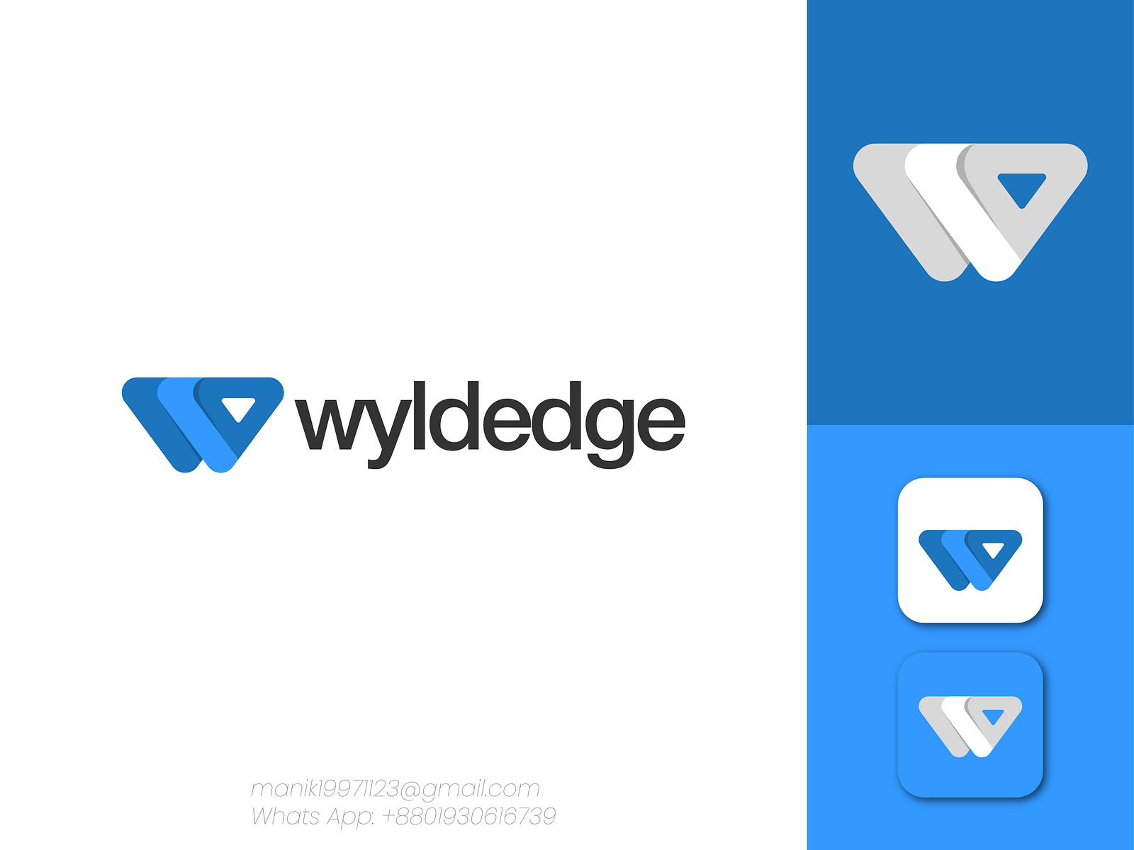 W letter Abstract logo, Web, App , Saas, Defi logo by Manik Khan on ...