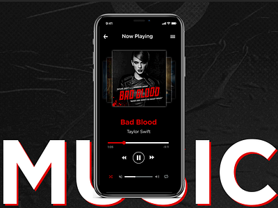 Music App UI Design app design mobile ui uidesign uiux ux
