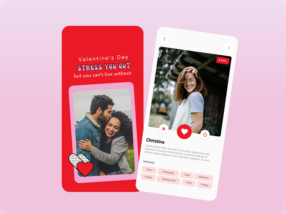 Dating App UI UX designs, themes, templates and downloadable graphic ...