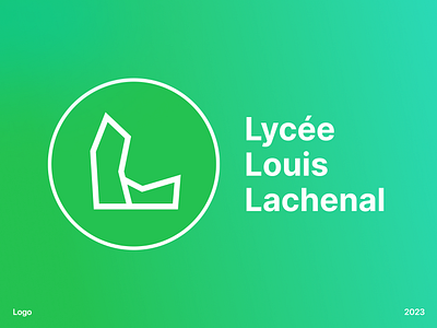 Conception Logo : Lycée Louis Lachenal branding color design graphic design illustration logo typography ui ux vector