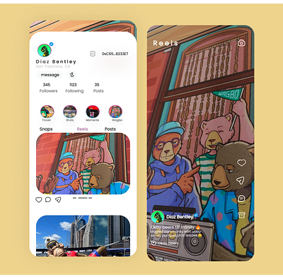 Web3 Instagram Ui