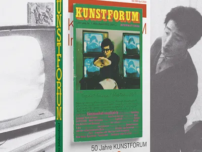 KUNSTFORUM International #288 art editorial design graphic design layout magazine typography