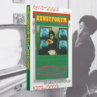 KUNSTFORUM International #288 art editorial design graphic design layout magazine typography