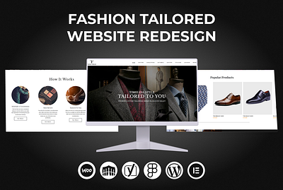 Fashion Tailored Website Redesign brand identity design trends fashion brand fashion offerings functionality online experience online presence taibacreations tailored website target audience user friendly visual design web design website redesign