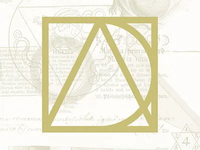 Design Alchemists alchemist alchemy brand identity branding circle da geometrical icon interior design logo logomark mark monogram square symbol triangle