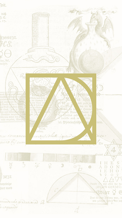 Design Alchemists alchemist alchemy brand identity branding circle da geometrical icon interior design logo logomark mark monogram square symbol triangle