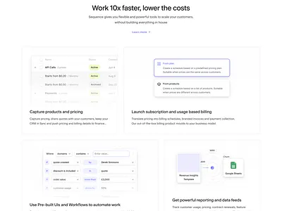 Sequence ✨ design icons illustration illustration design interface landing page marketing site ui user experience user interface ux website design