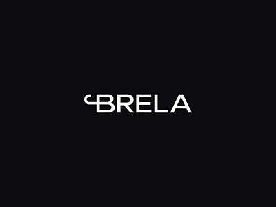 Brela brand identity brand strategy branding identity lettermark logo logotype mark minimal negative space symbol umbrella