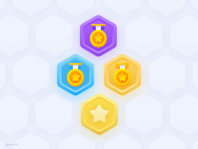 Trust Level Badges and Credit Score Badge | Design badges dribbble icons illustration ui