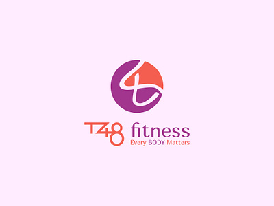 t48 fitness logo brand identity branding company logo creative logo design logo professional logo
