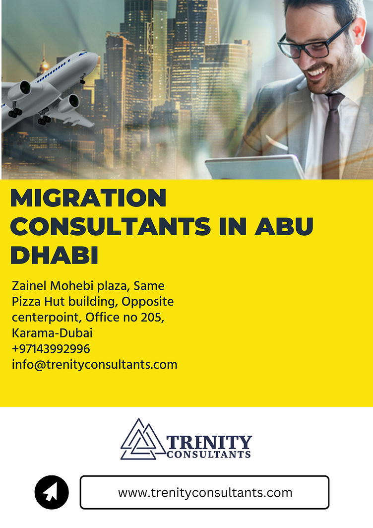 Migration Consultants in Abu Dhabi by Trenity on Dribbble
