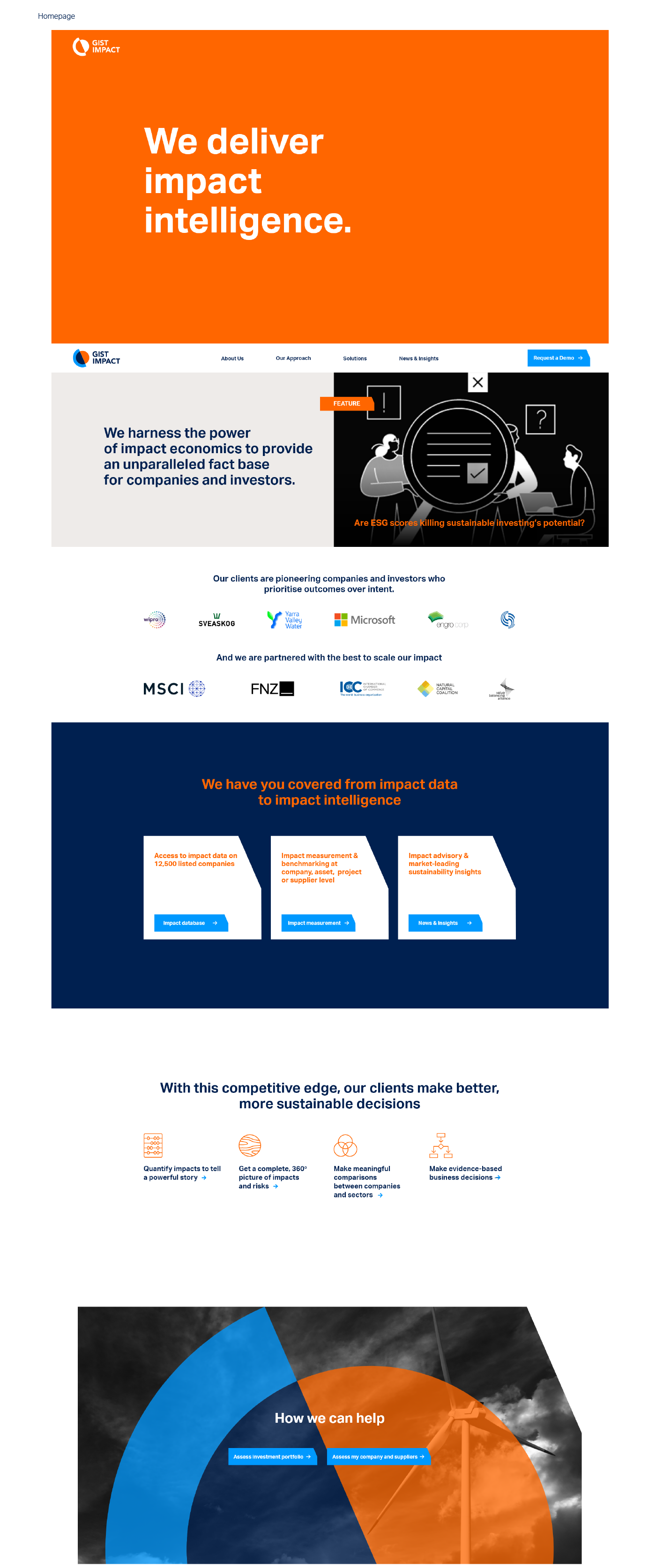 GIST - web design ui web design